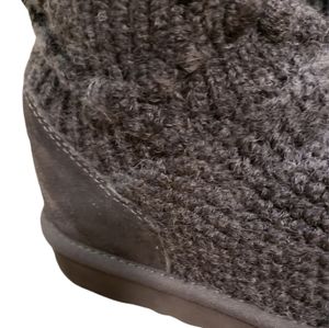 UGG tall Argyle Knit Light Gray Boots